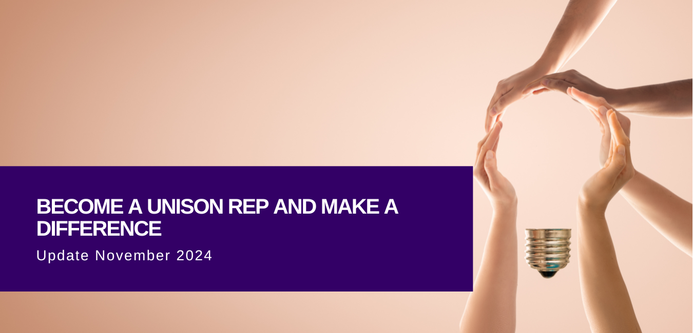 Become a UNISON rep and make a difference