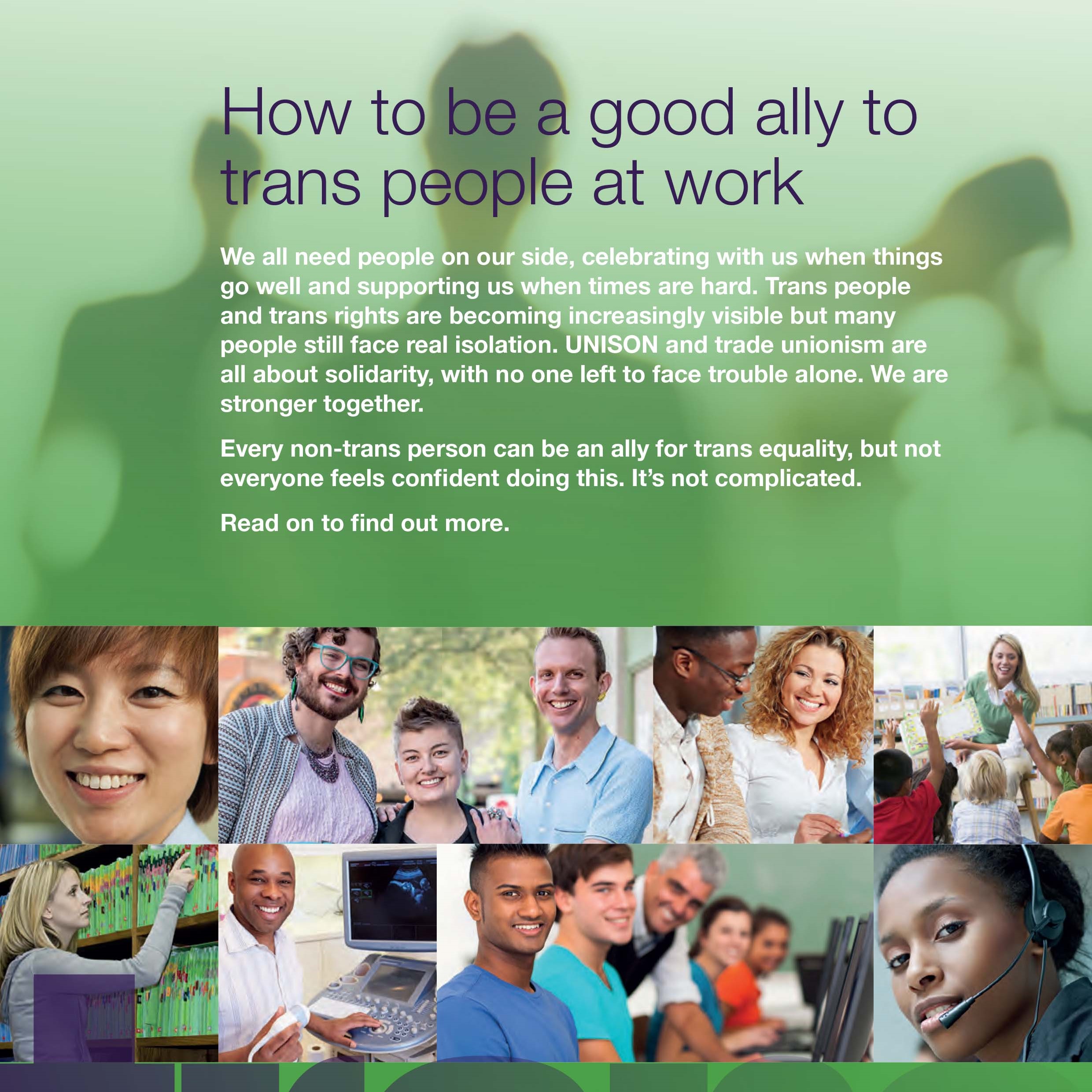 How to be a good ally to trans people at work